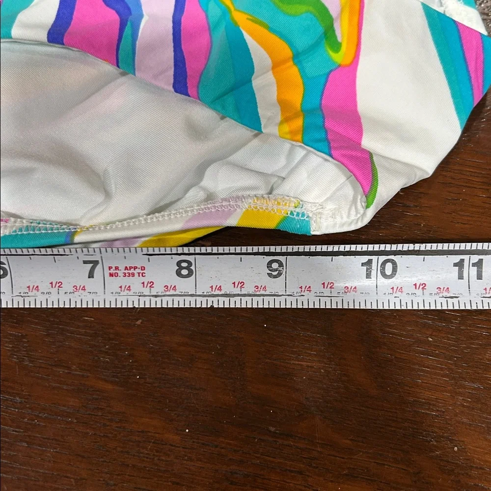 Trina Turk Vibrant Multi-Color Printed Bikini Bottoms - 8 Swimsuit Bottom⁠ HH